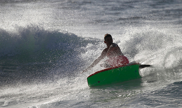 Hookipa bodyboarding Maui