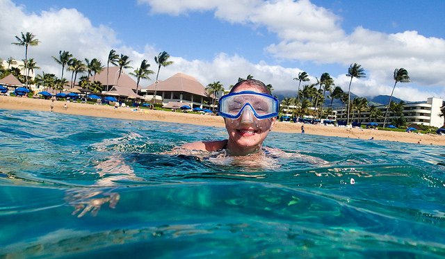 snorkeling on Maui